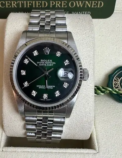 Rolex CERTIFIED STUNNING DATEJUST STEEL MODEL