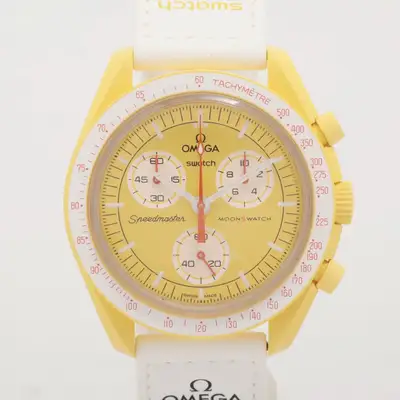 Omega x swatch Speedmaster missions Toe