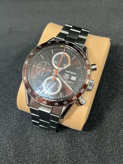 TAG Heuer Carrera Tachymeter Chronograph Brown
