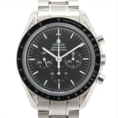 Omega Omega Speedmaster Professional Moonwatch 3573.50 SS SS Stem-winder black dial
