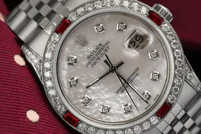 Rolex Datejust White Mother Of Diamond