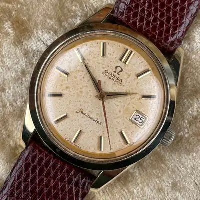 Omega Seamaster, model, Cal. 562, downward