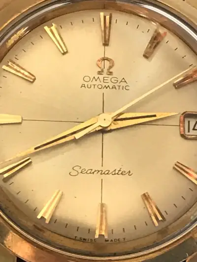 Omega Seamaster Crosshairs SS Gold Plated