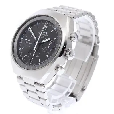 Omega OMEGA Speedmaster Mark II 327.10.43.50.01.001 43mm SS Black Dial Watch #C2931