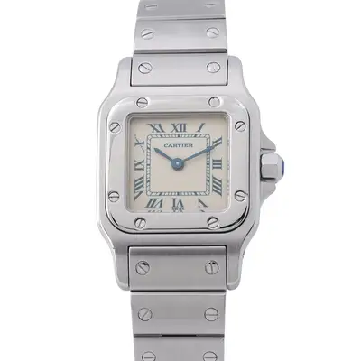 Cartier Santos Garbe SM Stainless Steel