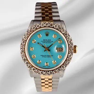 Rolex Datejust YG Steel ICED 2.25ct