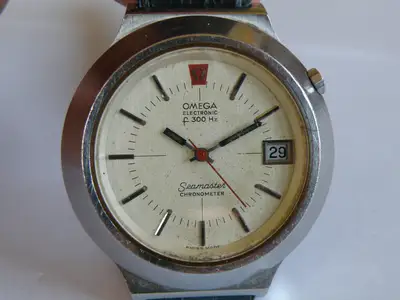 Omega Electronic-F 300 Hz Seamaster Chronometer