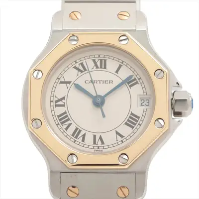 Cartier Santos Octagon SM W2001683 SS×YG