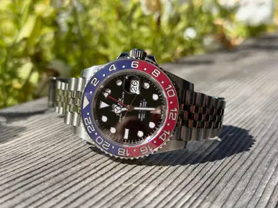Rolex GMT-Master II Pepsi Jubilee Mark