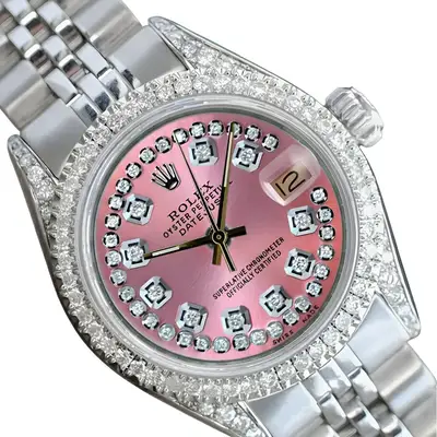 Rolex Datejust Womens Stainless Steel Ice