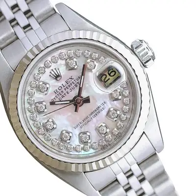 Rolex Datejust SS String White MOP
