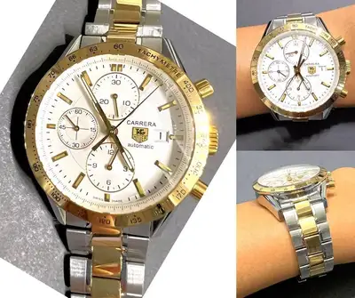 TAG Heuer Carrera 16 CV2050 SS/K18YG