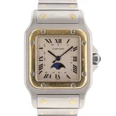 Cartier Santos Galbee Stainless Steel Yellow