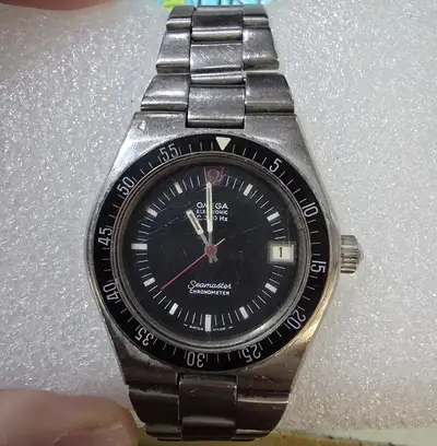 Omega Seamaster Diver Chronometer Date Steel
