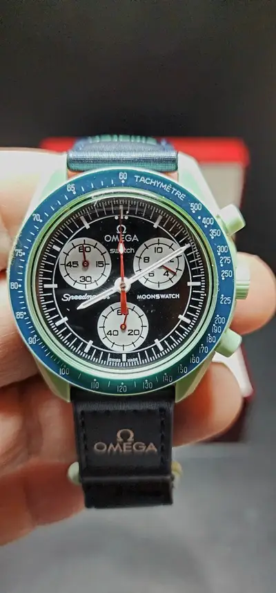 Omega /SWATCH Speedmaster Mission To Earth SO33G100⚡️FAST