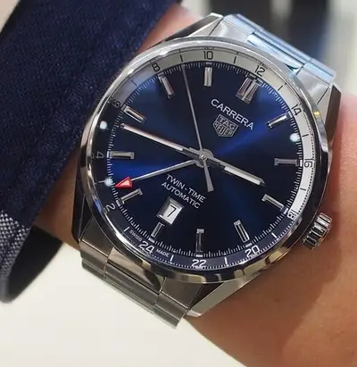 TAG Heuer Carrera Twin-Time Steel WBN201A.BA0640