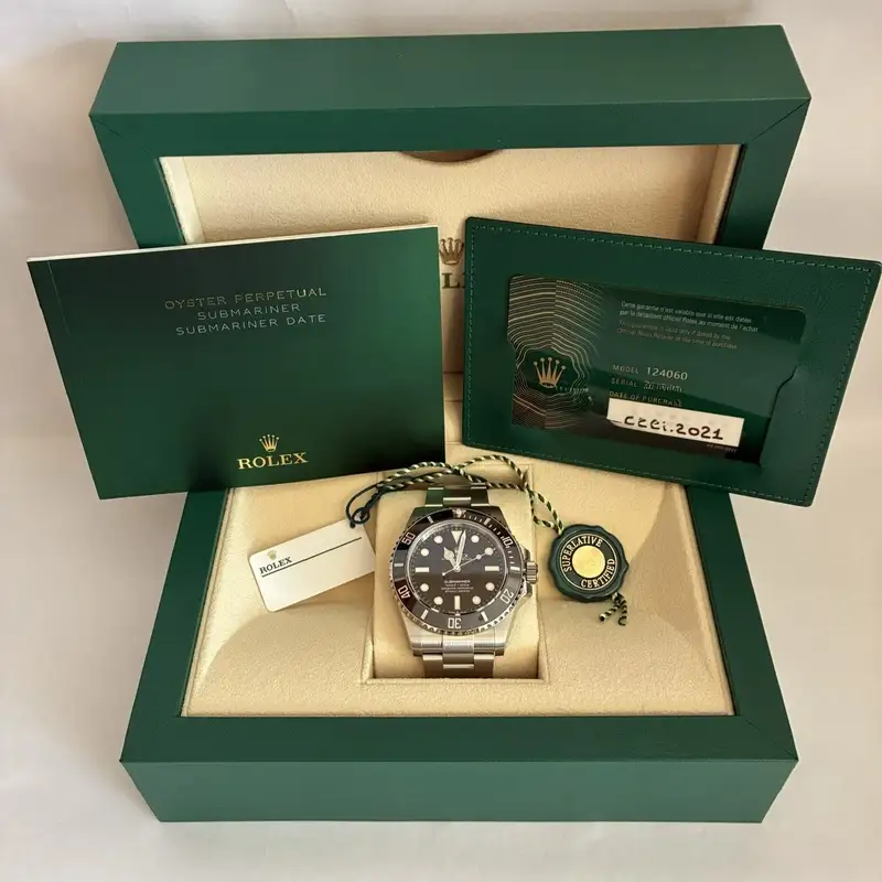 Rolex Submariner Non Date Unworn 2021 Gents Stainless Steel Box & Papers