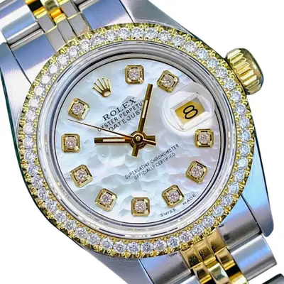 Rolex Datejust 6917 White MOP Custom