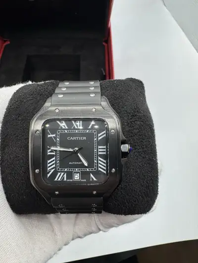 Cartier Santos De Cartier Large Black