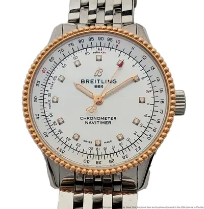Breitling Amazing Breitling Navitimer U17395 18k Rose