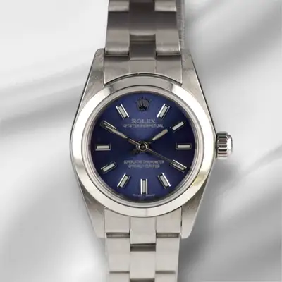 Rolex Oyster Perpetual Steel Dark Smooth
