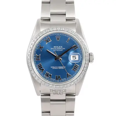 Rolex MEN DATEJUST OYSTER STEEL NAVY