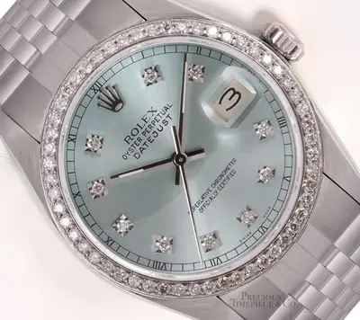 Rolex Datejust Stainless Steel Jubilee Diamond