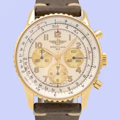 Breitling Navitimer 92 K30022 18K Yellow