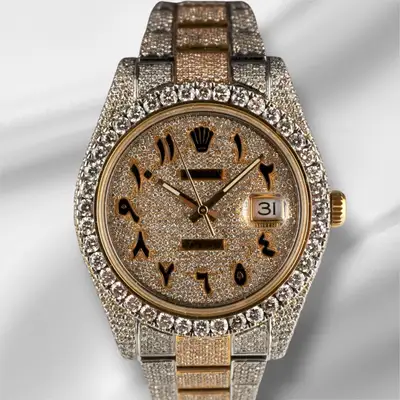 Rolex Datejust 18K Yellow Gold Steel