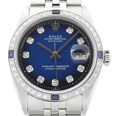 Rolex Datejust Diamond Bezel 18K Gold