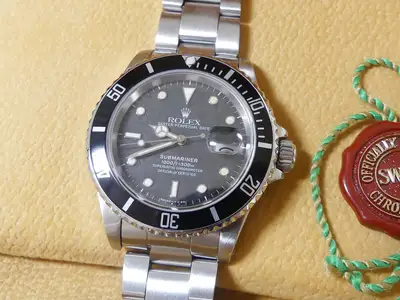 Rolex Stainless Steel Submariner Date 168000