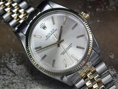 Rolex Extremely Steel Solid Gold Rolex Oyster