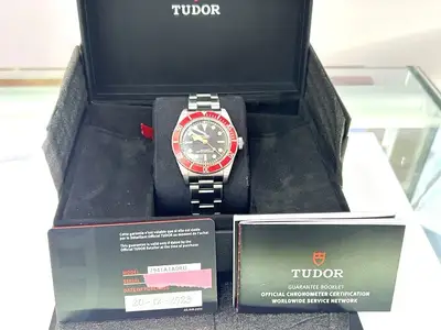 Tudor Black Bay Stainless Steel Red