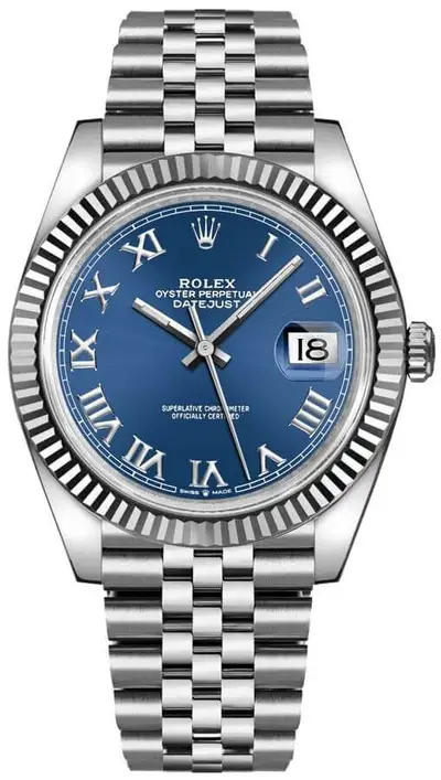 Rolex Datejust 41 White Gold Fluted