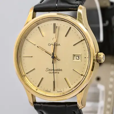 Omega Seamaster Cal.1342 Push Crown Gold