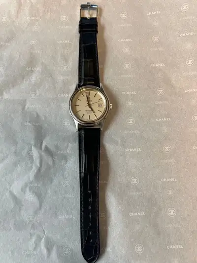 Omega Seamaster Cosmic SS Silver Black