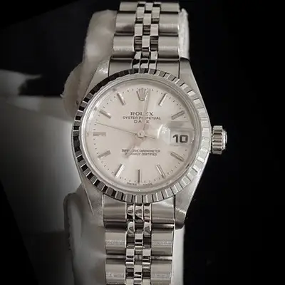 Rolex Date Stainless Steel Quickset Jubilee