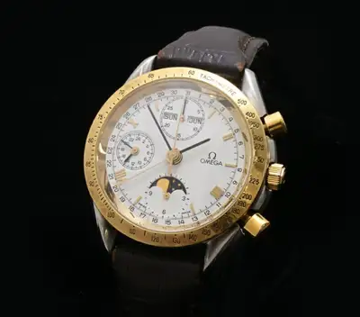 Omega Speedmaster Triple Calendar Moon Phase