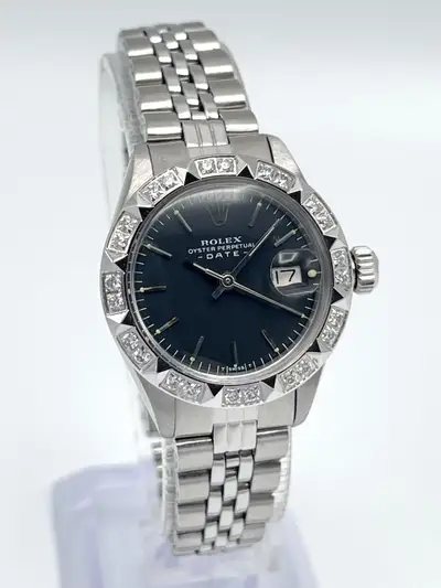 Rolex Datejust 6917 Black Custom Bezel