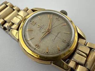 Omega Seamaster 2828-10 SC Waffle Gold