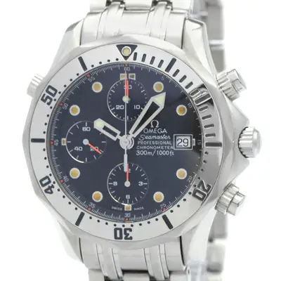 Omega Seamaster Diver Chronometer Chronograph Stainless