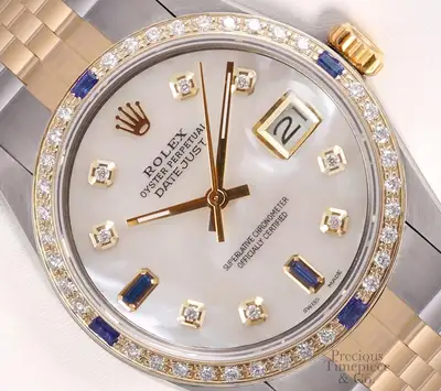 Rolex Datejust 18K Two-Tone Jubilee Diamond