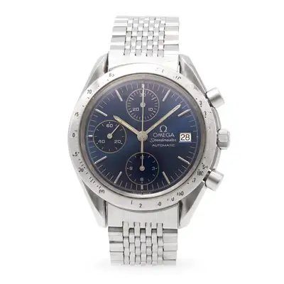 Omega Omega Speedmaster Stainless Steel Blue Dial Automatic Watch Ref. 3511.80