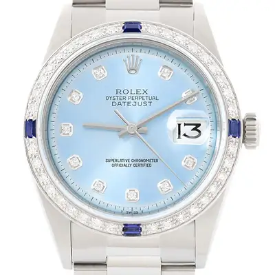Rolex Datejust Diamond Bezel 18K Gold