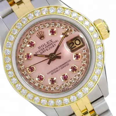 Rolex Datejust TwoTone Gold Steel Pink