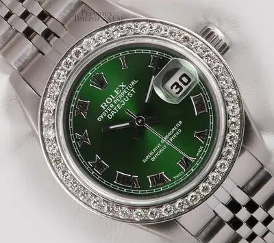 Rolex Datejust Stainless Steel Jubilee Green