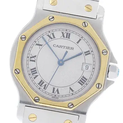 Cartier Santos Octagon LM W2001583 YG
