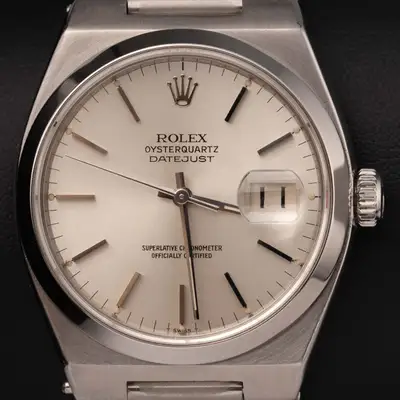 Rolex Oysterquartz Datejust 17000 Silver