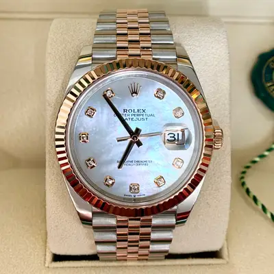 Rolex Datejust Two-Tone Mother Of Pearl