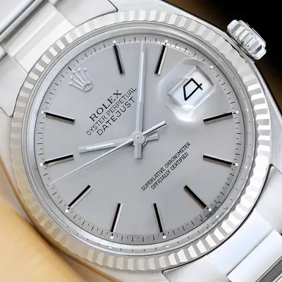 Rolex DATEJUST 1601 18K WHITE GOLD